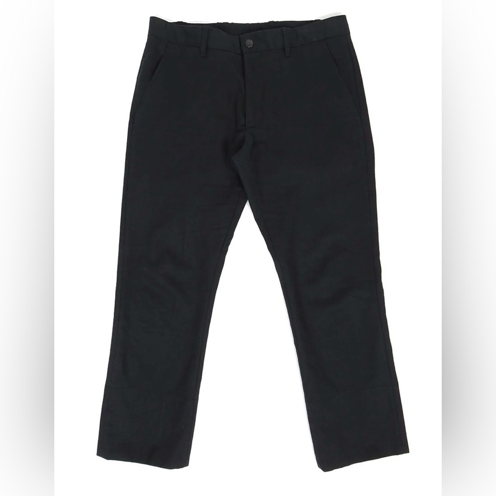 Ann Demeulemeester Men's cropped black trouser